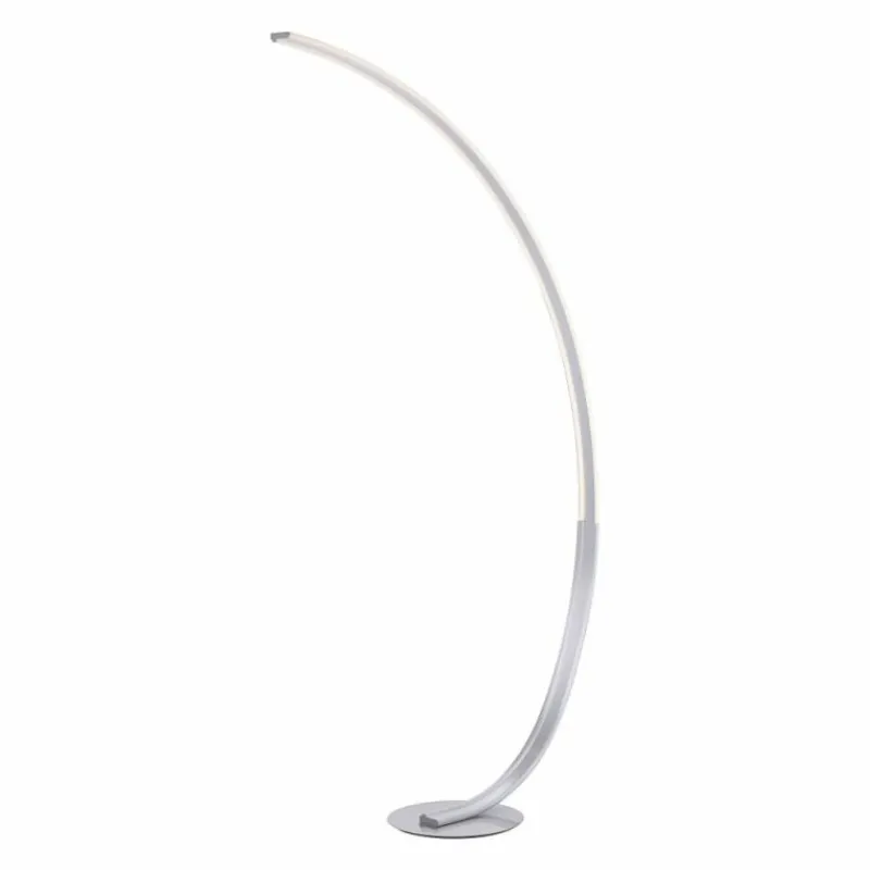 Paul Neuhaus Q-Serie Lampadaire Paul Neuhaus Q-VITO LED Acier inoxydable, 1 lumière, Télécommandes