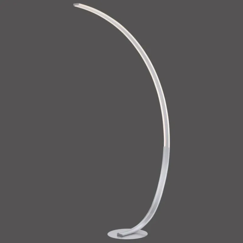 Paul Neuhaus Q-Serie Lampadaire Paul Neuhaus Q-VITO LED Acier inoxydable, 1 lumière, Télécommandes