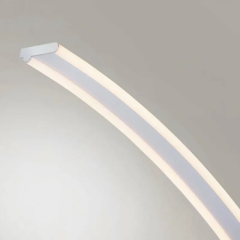 Paul Neuhaus Q-Serie Lampadaire Paul Neuhaus Q-VITO LED Acier inoxydable, 1 lumière, Télécommandes