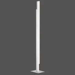 Paul Neuhaus Q-Serie Lampadaire Paul Neuhaus Q-TOWER LED Aluminium, 2 lumières, Télécommandes