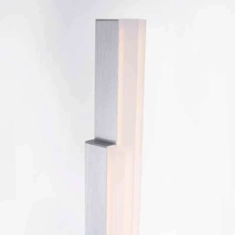 Paul Neuhaus Q-Serie Lampadaire Paul Neuhaus Q-TOWER LED Aluminium, 2 lumières, Télécommandes