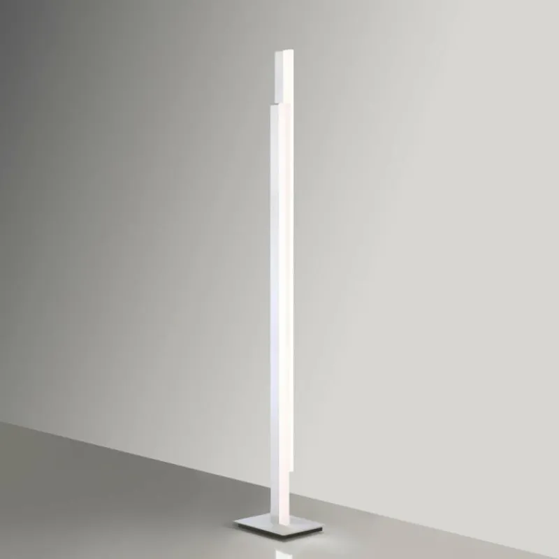 Paul Neuhaus Q-Serie Lampadaire Paul Neuhaus Q-TOWER LED Aluminium, 2 lumières, Télécommandes