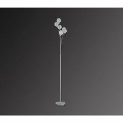 Lampes À Boules-Luminaires Paul Neuhaus Lampadaire Paul Neuhaus WOMBLE Acier inoxydable, 6 lumières