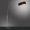 Lampes En Tissu-Luminaires Paul Neuhaus Lampadaire Paul-Neuhaus PETRO Acier brossé, 3 lumières