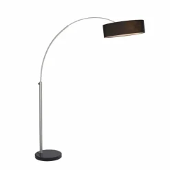 Lampes En Tissu-Luminaires Paul Neuhaus Lampadaire Paul-Neuhaus PETRO Acier brossé, 3 lumières