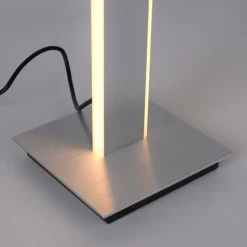 Paul Neuhaus Q-Serie Lampadaire Paul-Neuhaus Q-ADRIANA LED Aluminium, 2 lumières, Télécommandes