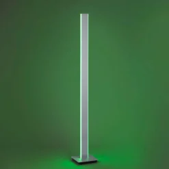 Paul Neuhaus Q-Serie Lampadaire Paul-Neuhaus Q-ADRIANA LED Aluminium, 2 lumières, Télécommandes