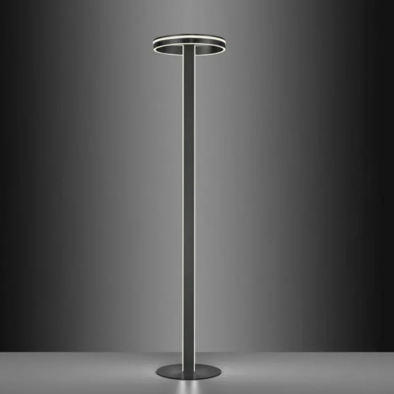 Paul Neuhaus Q-Serie Lampadaire Paul-Neuhaus Q-VITO LED Anthracite, 3 lumières, Télécommandes