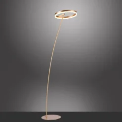 Luminaires Paul Neuhaus Lampadaire Paul-Neuhaus TITUS LED Laiton, 1 lumière* Lampadaires Et Lampes Sur Pied