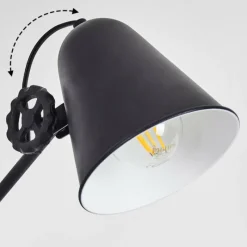 Luminaires Scandinaves-hofstein Lampadaire Peny Noir, 1 lumière