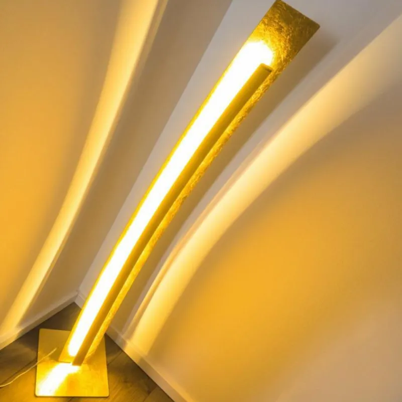 Lampes Dorées-hofstein Lampadaire Petrolia LED Or, 1 lumière