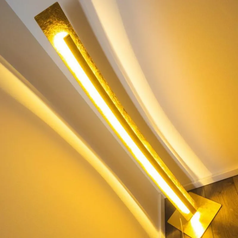 Lampes Dorées-hofstein Lampadaire Petrolia LED Or, 1 lumière