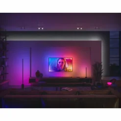 Luminaires Philips Lampadaire Philips Hue Gradient Signe LED Noir, 1 lumière