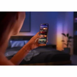 Luminaires Philips Lampadaire Philips Hue Gradient Signe Oak LED Écru, Blanc, 1 lumière