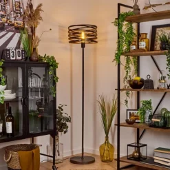 Lampes Vintages & Rétros-hofstein Lampadaire Pierrefonds Rouille, Noir, 1 lumière