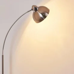 hofstein Lampadaire Poitou Nickel mat, 1 lumière