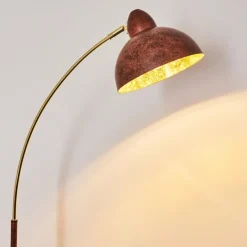 Lampes Dorées-hofstein Lampadaire Poitou Rouille, 1 lumière