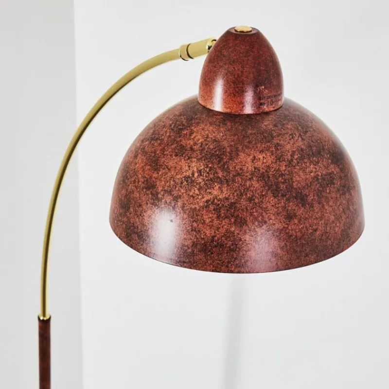 Lampes Dorées-hofstein Lampadaire Poitou Rouille, 1 lumière