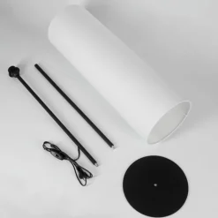 Lampes En Tissu-hofstein Lampadaire Pomancillo Noir, 1 lumière