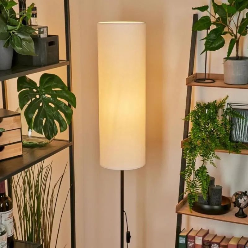 Lampes En Tissu-hofstein Lampadaire Pomancillo Noir, 1 lumière