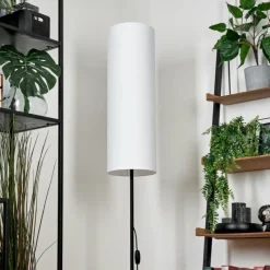 Lampes En Tissu-hofstein Lampadaire Pomancillo Noir, 1 lumière