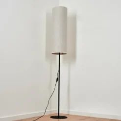 Lampes En Tissu-hofstein Lampadaire Pomancillo Noir, 1 lumière