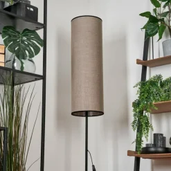 Lampes En Tissu-hofstein Lampadaire Pomancillo Noir, 1 lumière