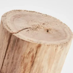 Luminaires Rustiques-hofstein Lampadaire Pozos Bois clair, Noir, 3 lumières