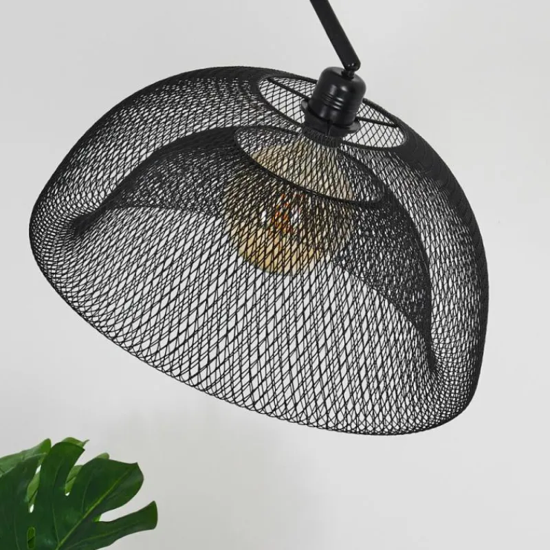 Lampes Industrielles-hofstein Lampadaire Pralo Noir, 1 lumière