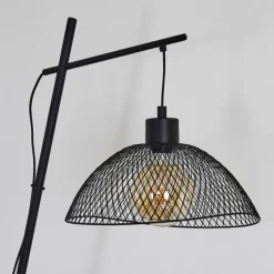 Lampes Vintages & Rétros-hofstein Lampadaire Pucara Noir, 1 lumière