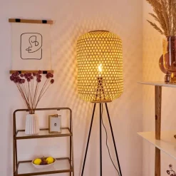 Luminaires Scandinaves-hofstein Lampadaire Quinto Noir, 1 lumière