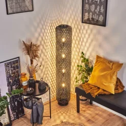 Luminaires Scandinaves-hofstein Lampadaire Quinto Noir, 4 lumières