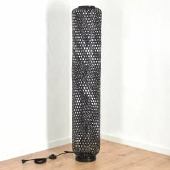 Luminaires Scandinaves-hofstein Lampadaire Quinto Noir, 4 lumières