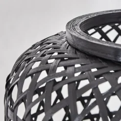 Luminaires Scandinaves-hofstein Lampadaire Quinto Noir, 1 lumière