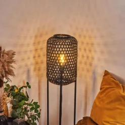 Luminaires Scandinaves-hofstein Lampadaire Quinto Noir, 1 lumière
