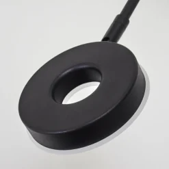 hofstein Lampadaire Rabeja LED Noir, 2 lumières