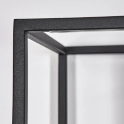 hofstein Lampadaire Ranquile LED Noir, 4 lumières