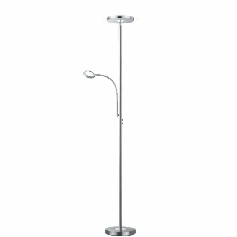 Luminaires Reality Lampadaire Reality Ackbar LED Nickel mat, 1 lumière* Éclairage Led