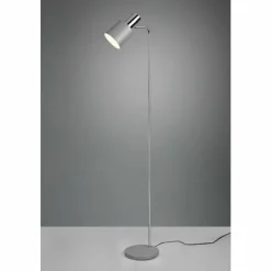 Luminaires Reality Lampadaire Reality Adam Chrome, Gris, 1 lumière* Lampadaires Et Lampes Sur Pied