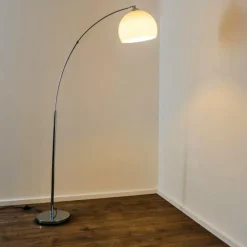 Luminaires Rustiques-Luminaires Reality Lampadaire Reality Brasilia Chrome, 1 lumière