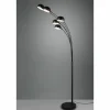 Luminaires Reality Lampadaire Reality Dito Noir, 5 lumières* Lampadaires Et Lampes Sur Pied