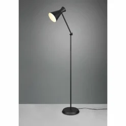 Luminaires Reality Lampadaire Reality Enzo Noir, 1 lumière* Lampadaires Et Lampes Sur Pied