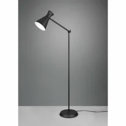 Luminaires Reality Lampadaire Reality Enzo Noir, 1 lumière* Lampadaires Et Lampes Sur Pied