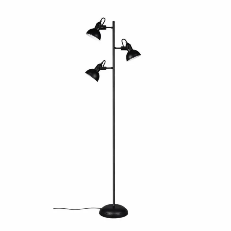 Luminaires Reality Lampadaire Reality GINA Noir, 3 lumières* Lampadaires Et Lampes Sur Pied