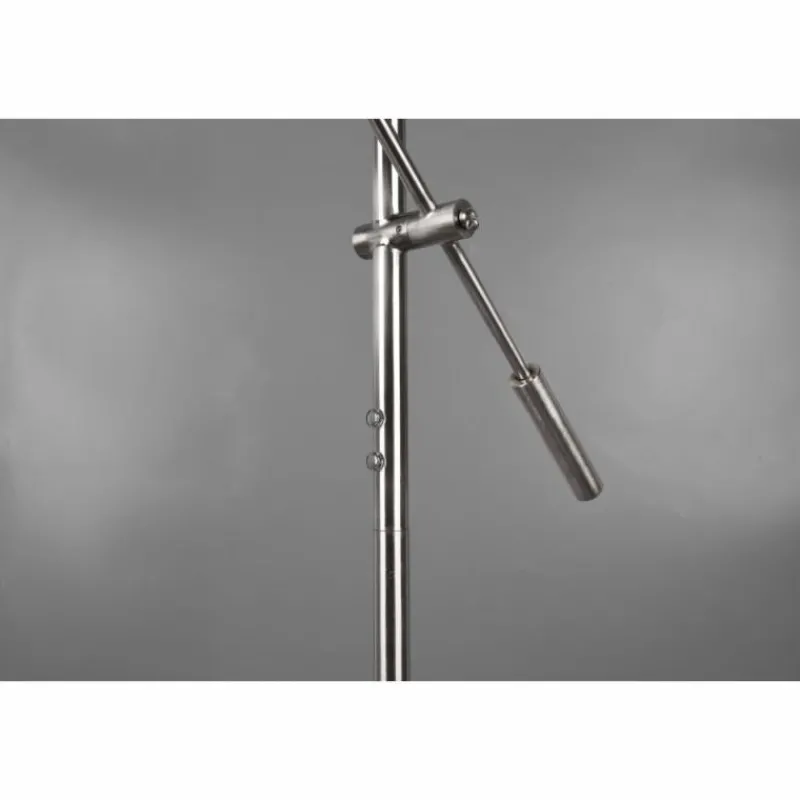 Luminaires Reality Lampadaire Reality Haora LED Nickel mat, 2 lumières* Éclairage Led