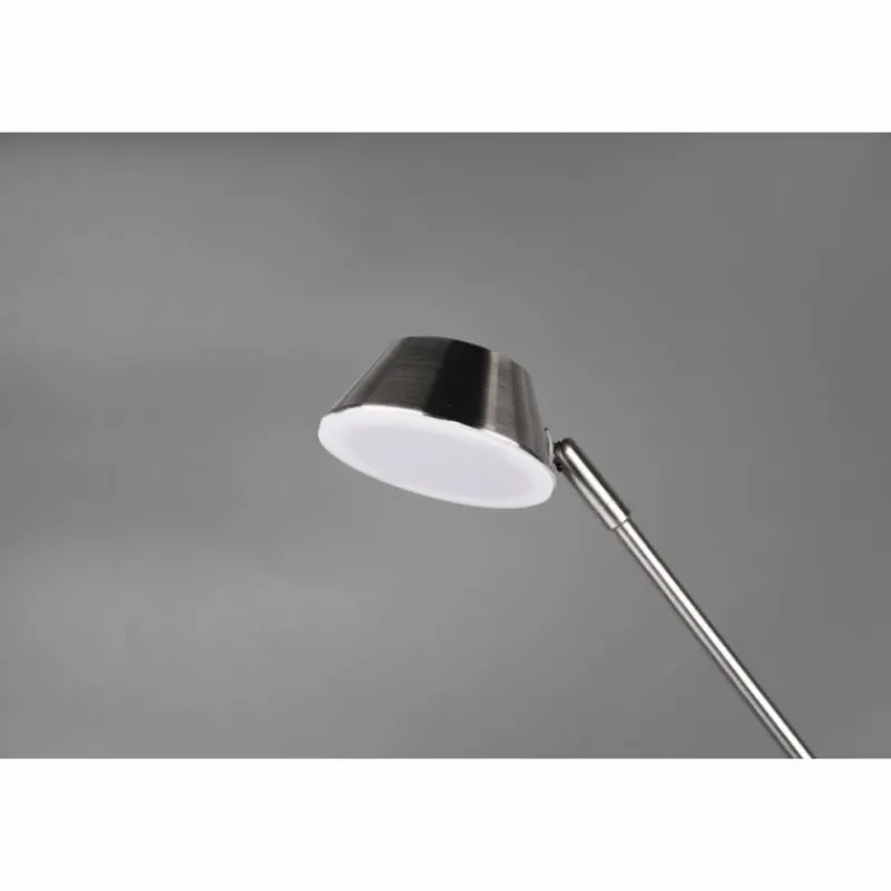 Luminaires Reality Lampadaire Reality Haora LED Nickel mat, 2 lumières* Éclairage Led