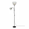 Luminaires Reality Lampadaire Reality HAVAL Noir, 2 lumières* Lampadaires Et Lampes Sur Pied