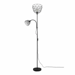 Luminaires Reality Lampadaire Reality HAVAL Noir, 2 lumières* Lampadaires Et Lampes Sur Pied