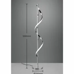 Luminaires Reality Lampadaire Reality Isabel LED Chrome, 1 lumière* Éclairage Led