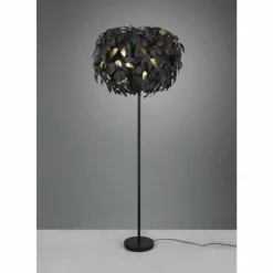 Lampes Dorées-Luminaires Reality Lampadaire Reality Leavy Noir, 3 lumières